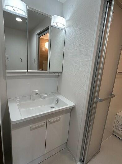 名古屋市南区豊田３丁目の中古マンションの独立洗面台|「洗面脱衣室」新品交換済みの… 