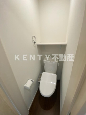 【トイレ】 | ＭＥＬＤＩＡ蒲田Ⅲ | 落ち着いた色調のトイレです