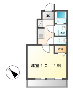 【間取り】 | コモド　ピノ　Ⅳ