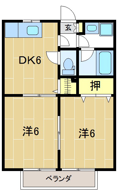ルネッサンスみやのの間取り