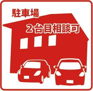 アンソレイエIIの駐車場