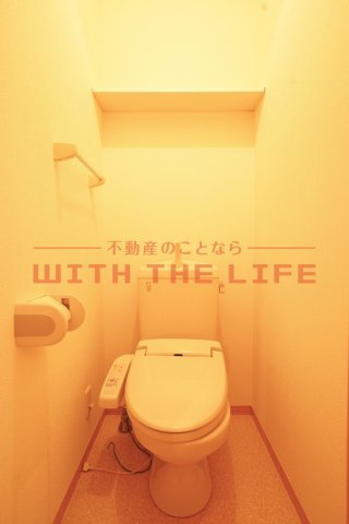 アンセスター【キャッシュバック対象物件】のトイレ|落ち着いたトイレです