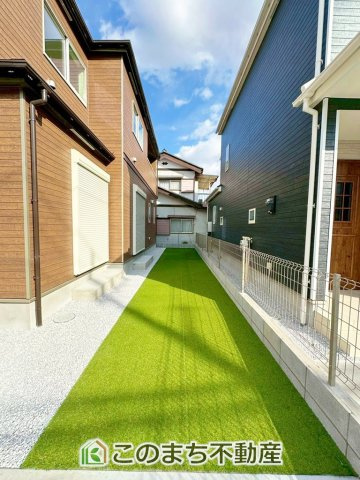ハートフルタウン宇都宮市岩曽町1428番の庭|お子様の水遊びにもぴったりなお庭です☆

