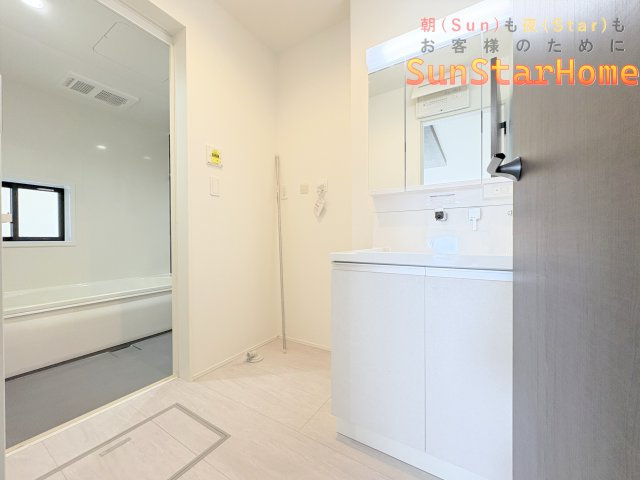 【サンスターホーム】青梅市今井1丁目　新築限定1邸の脱衣所