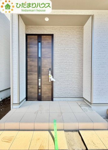 野田山崎2工区　新築戸建　2-O号棟の前面道路含む現地写真|北西5ｍ公道