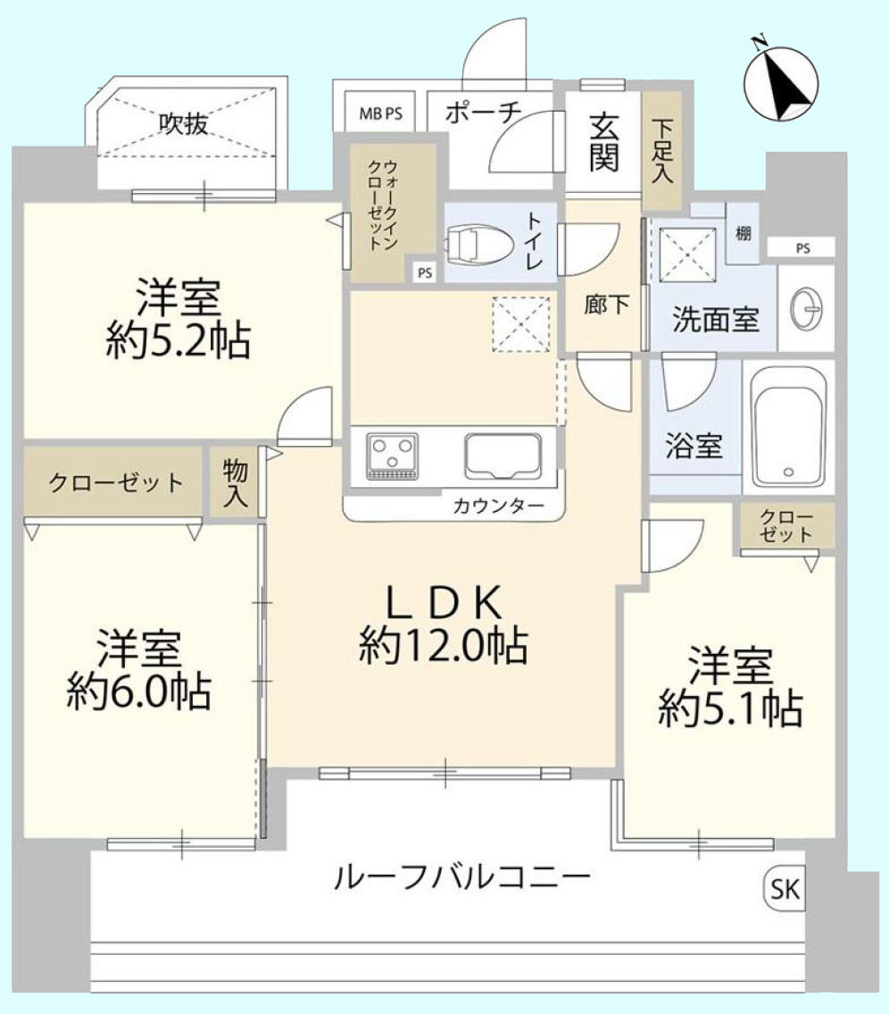 昭島市昭和町５丁目の中古マンション