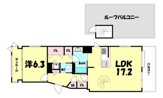 【間取り】 | ワコーレ三宮ランドマークシティ