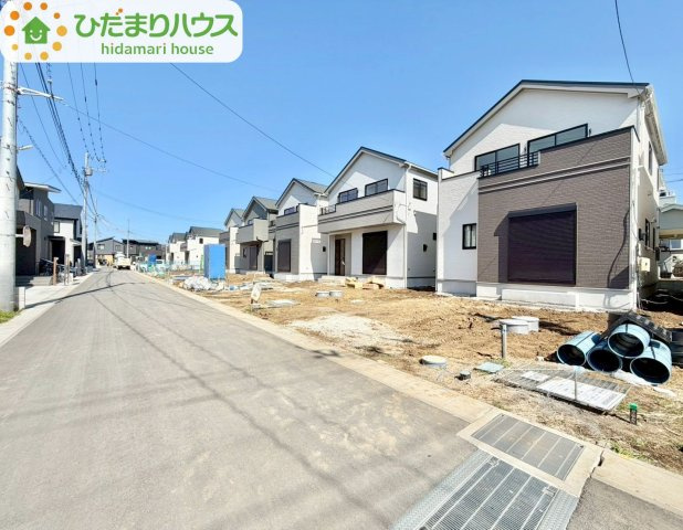 野田山崎2工区　新築戸建　2-P号棟の外観|北西5ｍ公道