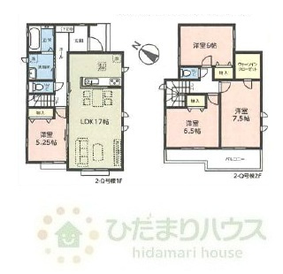 野田山崎2工区　新築戸建　2-Q号棟の間取り|4LDK