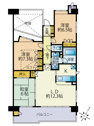 【間取り】 | シャリエ三島松が丘　間取図