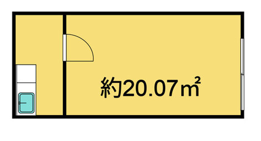 大阪市中央区高麗橋３丁目の店舗事務所の間取り