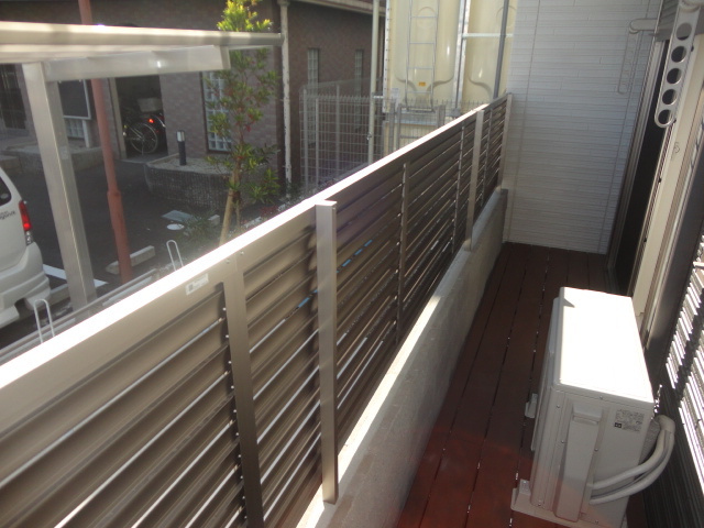 シャーメゾンFUJIMOTOのバルコニー