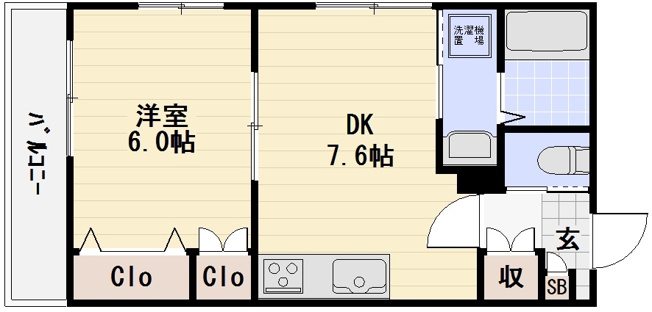 【間取り】 | ＨｅｂｅｌＭａｉｓｏｎＮＯＢＵ