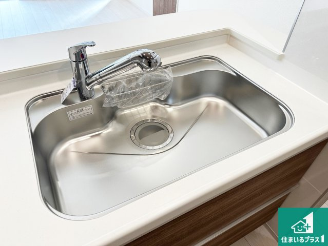 神戸市西区竹の台　第2期　新築一戸建ての設備|広々としたシンクで食器洗いも楽々！