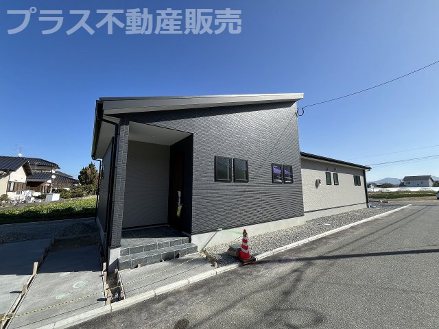 【外観】 | 福岡市西区今津13期・平屋　1号棟（全1棟）【仲介手数料無料・0円】 | 完成しました。物件内部もご見学頂けます。プラス不動産販売にお任せ下さい。