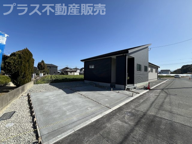 【外観】 | 福岡市西区今津13期・平屋　1号棟（全1棟）【仲介手数料無料・0円】 | 現地写真。プラス不動産販売なら、現場の全ての棟をまとめてご見学頂けます。