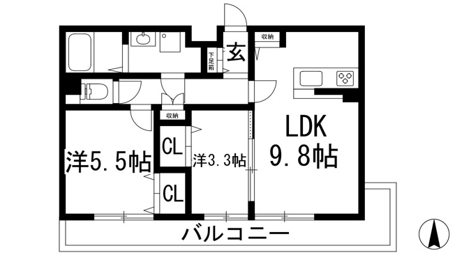 【間取り】 | ブライトガーデン