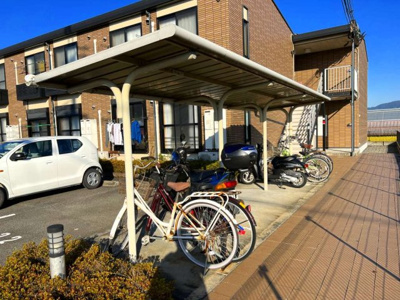 【その他共用部分】 | レオパレスコラッジオ | 屋根付き駐輪場