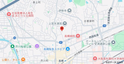 【地図】 | マインズ・コム高槻天神