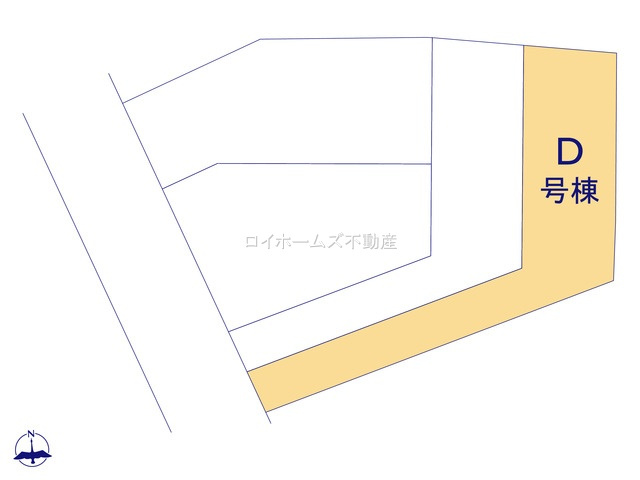 【区画図】 | 尾張旭市旭前町１丁目10-12『仲介料無料』新築戸建て | D号棟
