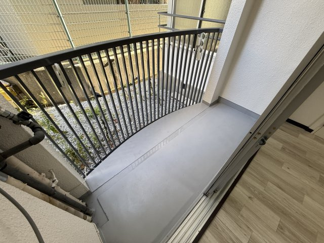エルベコート豊中向丘のバルコニー