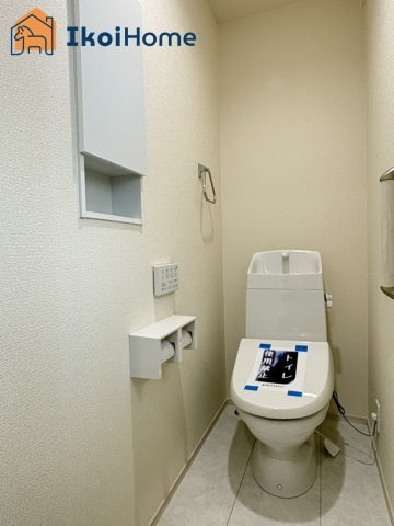 神戸市西区竹の台1丁目２期1号棟　新築戸建のトイレ|【ホームページに現地動画掲載中】●年中無休：当日予約可●1階・2階ウォッシュレット付のお手洗い。