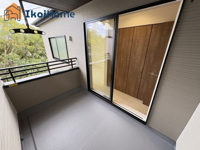 神戸市西区竹の台1丁目２期1号棟　新築戸建のバルコニー|【ホームページに現地動画掲載中】●年中無休：当日予約可●雨でも安心のインナーバルコニーです♪