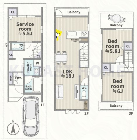京都市右京区太秦蜂岡町　新築戸建
