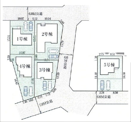 【区画図】 | 坂戸市にっさい花みず木11期　全5棟　4号棟 | 4号棟