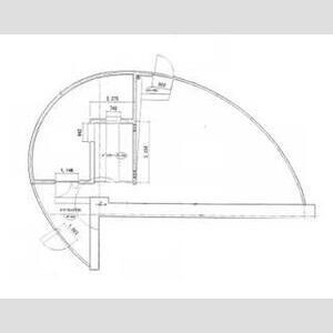 大阪市北区南扇町の店舗一部の間取り