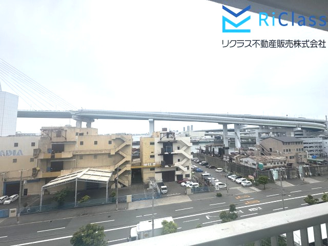 天保山第5コーポ1号棟の展望|眺望良好です