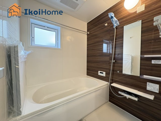 神戸市西区竹の台1丁目２期2号棟　新築戸建の浴室|【ホームページに現地動画掲載中】●年中無休：当日予約可●「断熱ユニットバス・断熱浴槽」を使用。