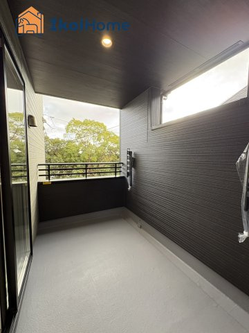 神戸市西区竹の台1丁目２期2号棟　新築戸建のバルコニー|【ホームページに現地動画掲載中】●年中無休：当日予約可●雨でも安心のインナーバルコニーです♪