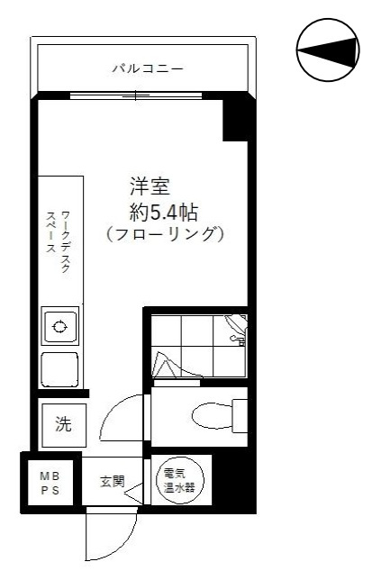 ロジマン御苑の間取り