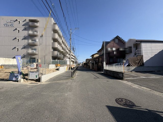 【その他】 | 福岡市南区鶴田4丁目第10　1号棟（全1棟）【仲介手数料無料・0円】 | 現地写真。前面道路です。