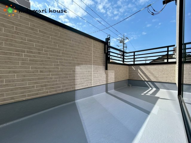 上尾市西宮下第7　新築戸建　ハートフルCのバルコニー