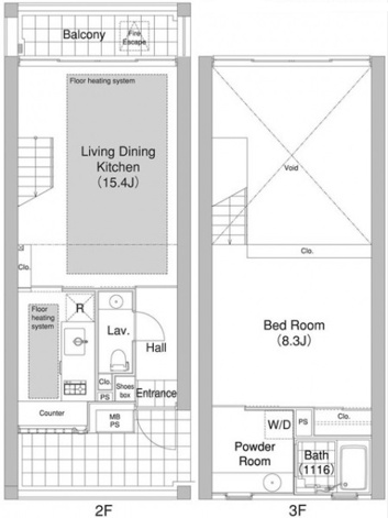 【間取り】 | エルスタンザ代官山