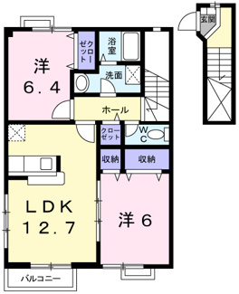 【間取り】 | グランドゥールＢ
