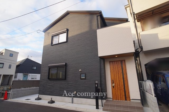 【外観】 | 東大阪市大蓮東1丁目　【D号地】 | 【D号地：新築完成済み☆南向き☆間口広々整形地☆2階建て♪】ローン返済目安：月々約88422円（頭金0円、変動金利0.875％、返済期間40年、ボーナス払い無しで試算しています）