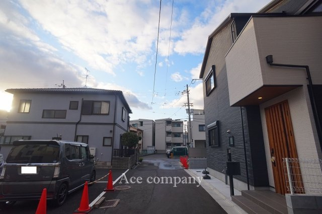 【前面道路含む現地写真】 | 東大阪市大蓮東1丁目　【D号地】 | 【前面道路：幅員約3.5ｍ】