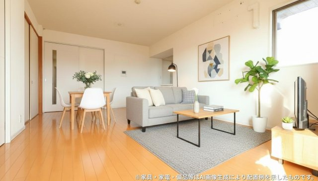 サーパス渡橋浜山通りの居間・リビング