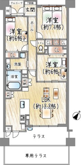 【間取り】 | ネバーランドシエル箕面 | 間取り
