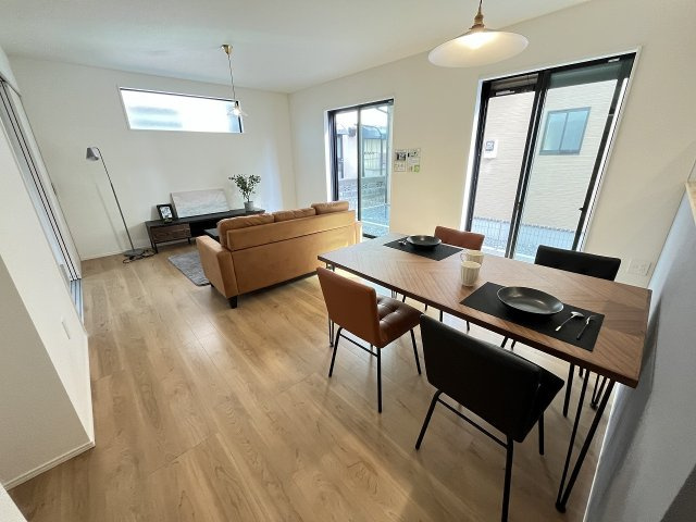 【居間・リビング】 | 大野城市南ヶ丘5丁目5期　1号棟（全2棟）【仲介手数料無料・0円】 | 現地写真。