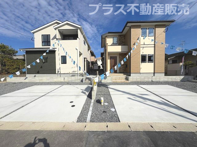 【外観】 | 大野城市南ヶ丘5丁目5期　1号棟（全2棟）【仲介手数料無料・0円】 | 現地写真。プラス不動産販売なら、現場の全ての棟をまとめてご見学頂けます。