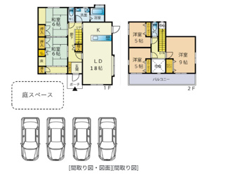 【間取り】 | 福岡県筑後市大字西牟田