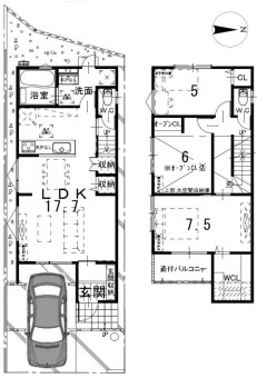 【間取り】 | K41330-Ⅰ号地紫野