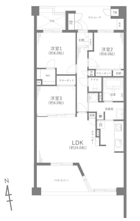 フォレストレイクひばりが丘N棟