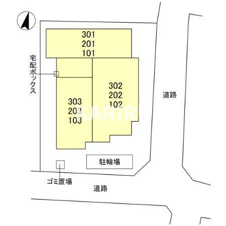 レクタスの区画図