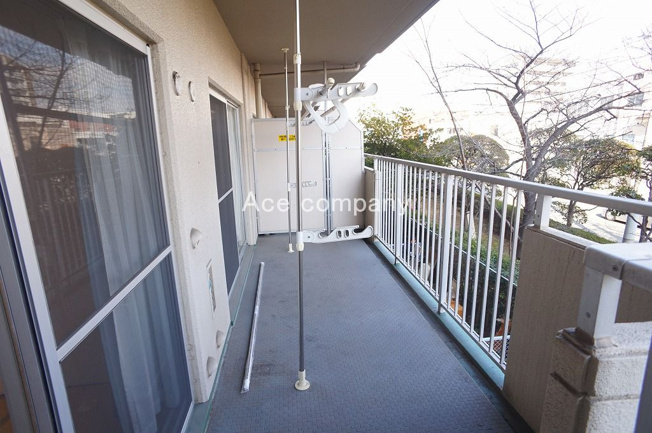 【バルコニー】 | エクセラート平野A棟 | 南東向きのバルコニーです☆