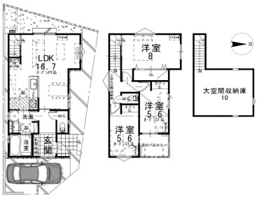 【間取り】 | K41331-Ⅱ号地紫野